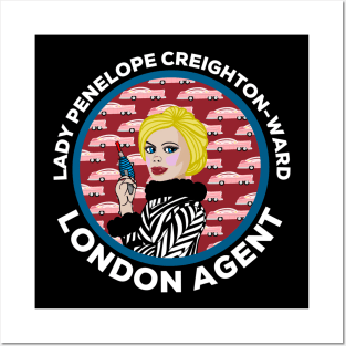 Thunderbirds Lady Penelope Creighton-Ward and Fab1 Posters and Art